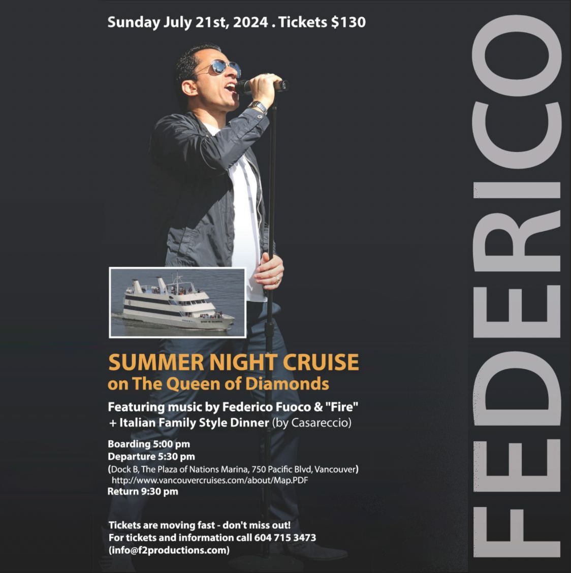 Federico\u2019s Summer Night Cruise 2024