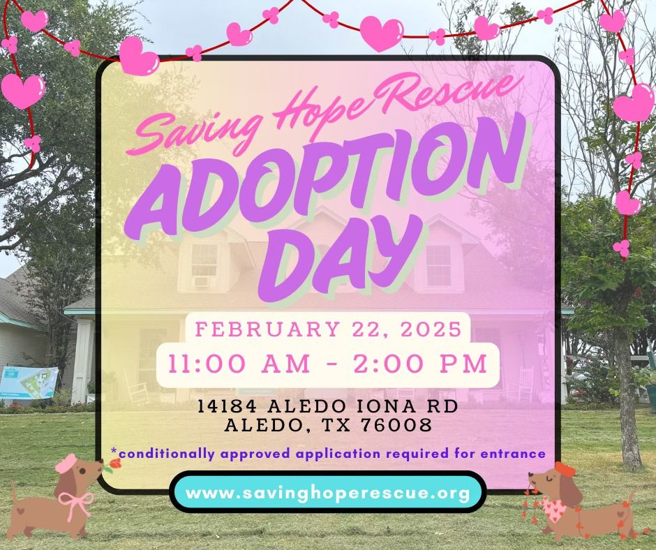 Saving Hope Rescue Ranch - Adoption Day