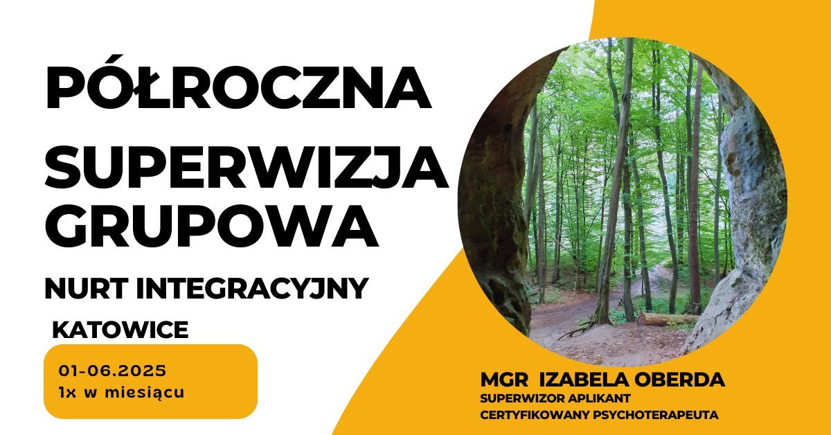 SUPERWIZJA GRUPOWA - nurt integracyjny - 01-06.2025