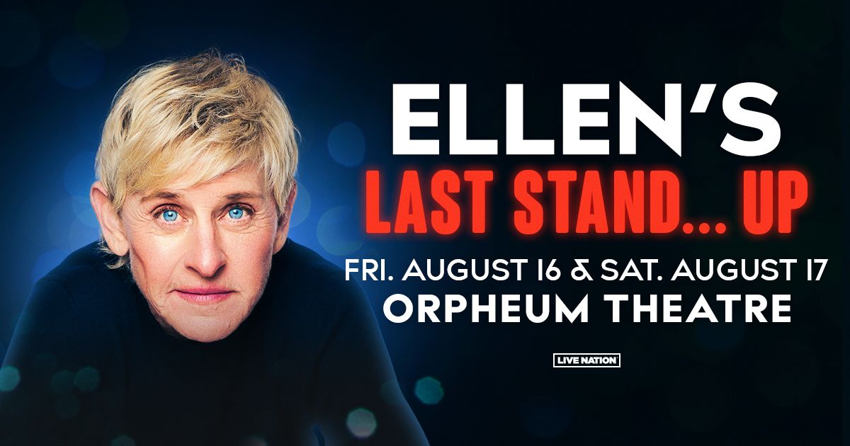 Ellen DeGeneres presented by Live Nation