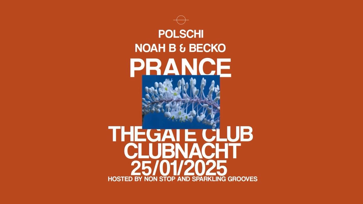 CLUBNACHT \/\/ 25.01.2025 \/\/ HOSTES BY NON STOP AND SPARKLING GROOVES