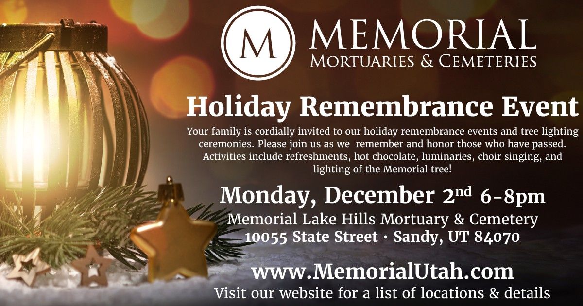 Memorial Lake Hills Tree Lighting Open House