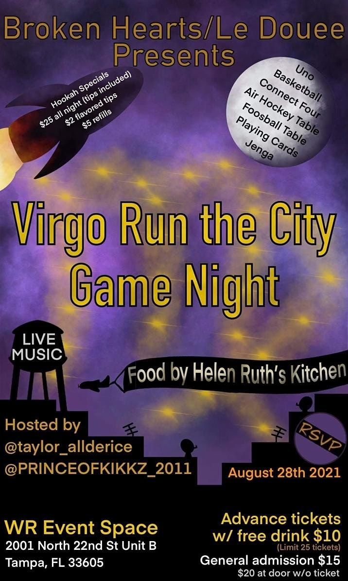 GAME NIGHT "VIRGO Runs the City"