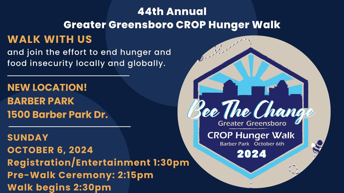 2024 Greater Greensboro CROP Hunger Walk