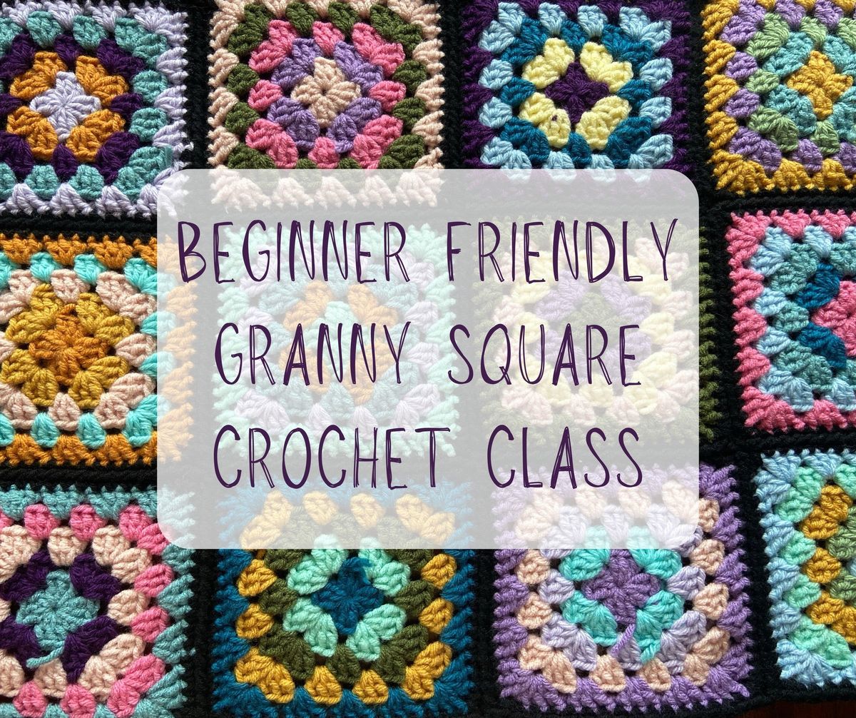 Christmas Ornament Granny Square Crochet Class 