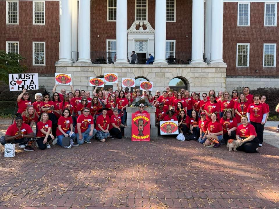 Terp Family Hugs and High Fives-New location