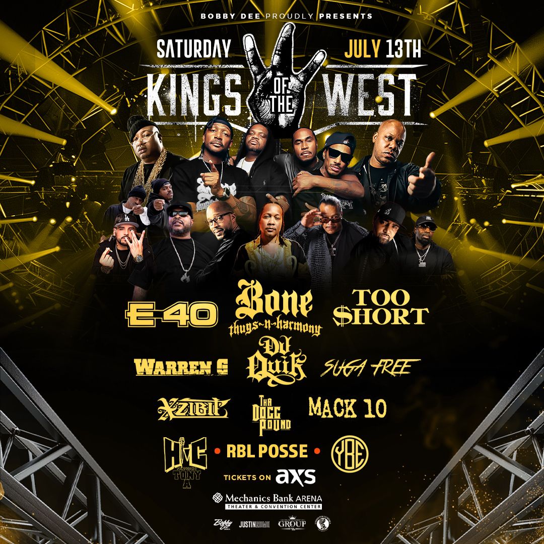 Kings of the West with E-40, Bone Thugs-N-Harmony, Too Short, and more