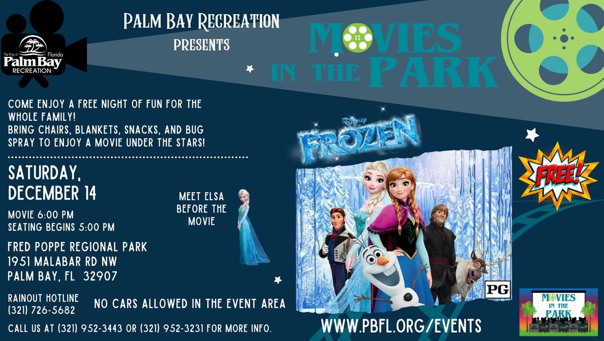 Free Movie in the Park featuring Frozen (PG)