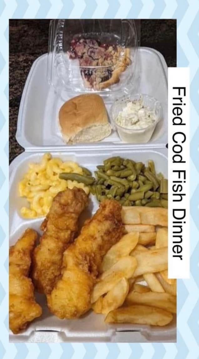 Fried Cod Fish Dinners