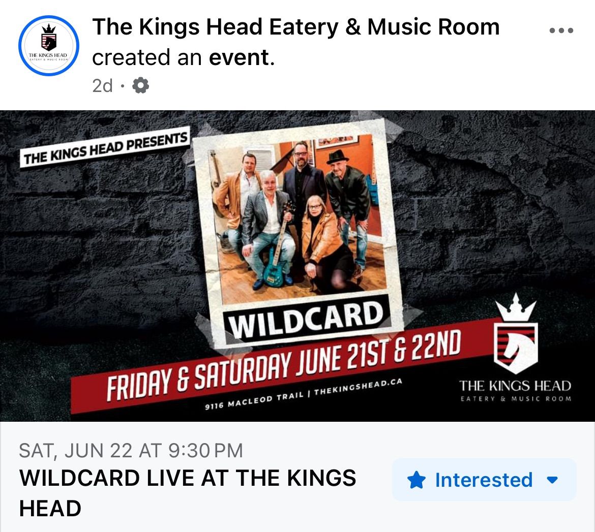 The King's Head Pub Debut