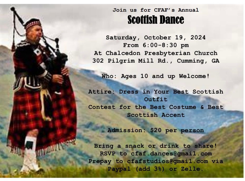 CFAF\u2019s Annual Scottish Dance 