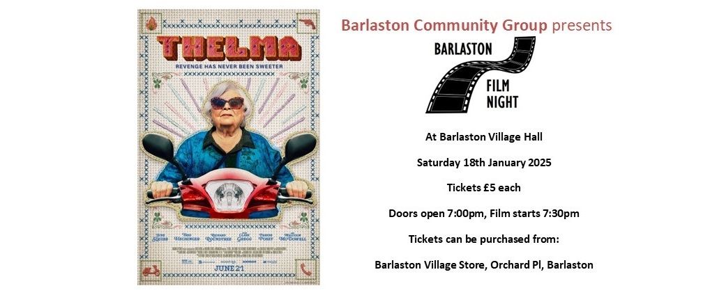 Barlaston Film Night - Thelma