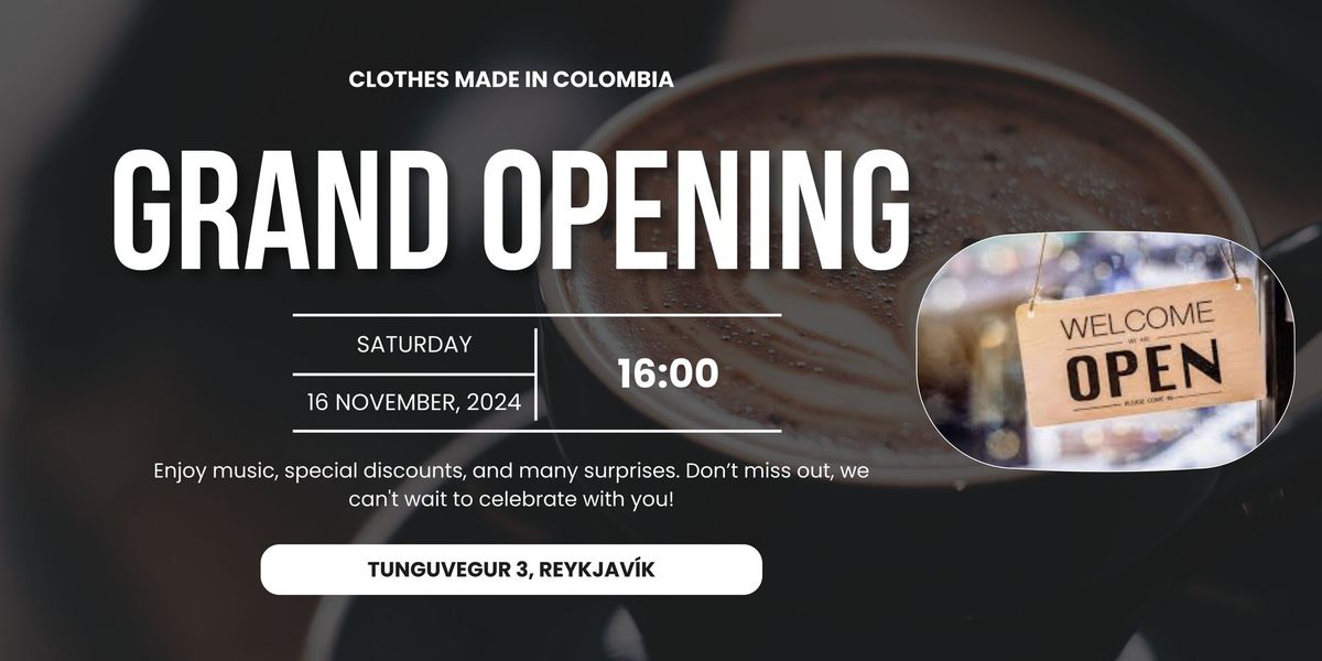 Grand Opening Imgutex Colombian Fashion Boutique in Iceland