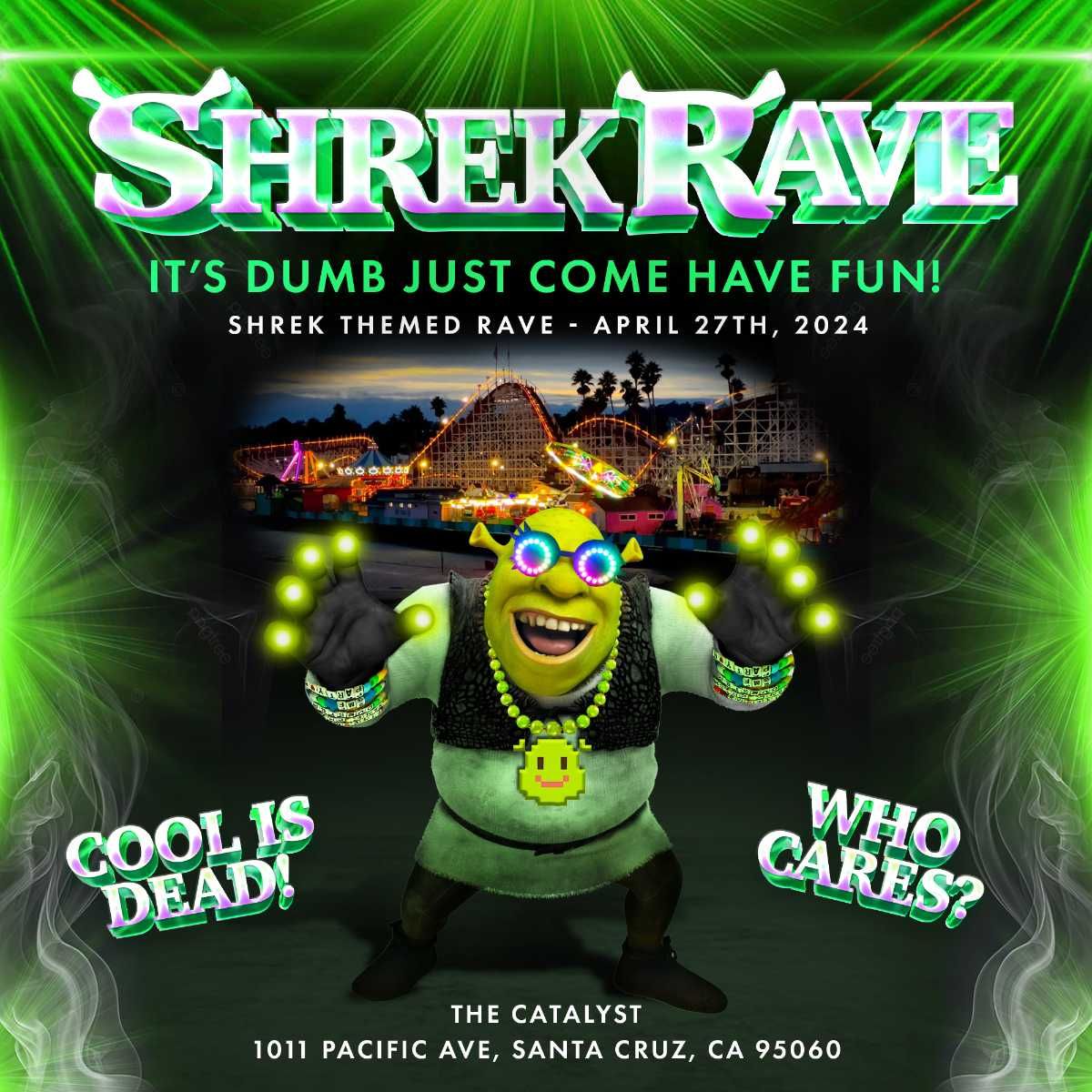 Shrek Rave Live at The Catalyst, Santa Cruz