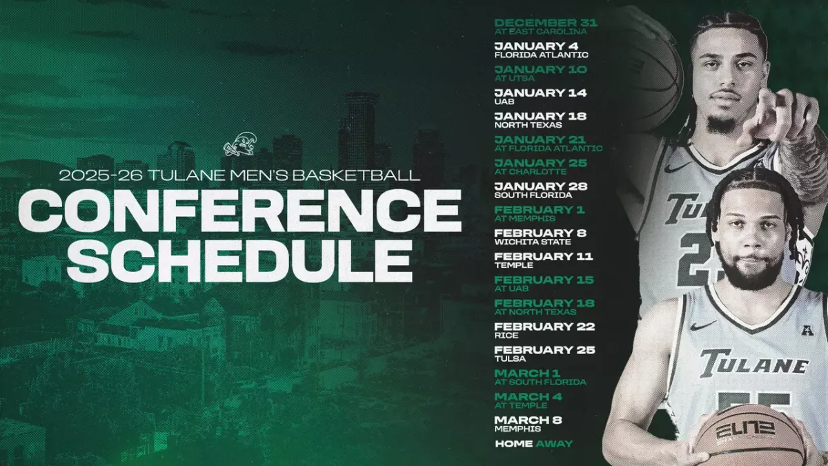 Rice Owls at Tulane Green Wave Mens Basketball