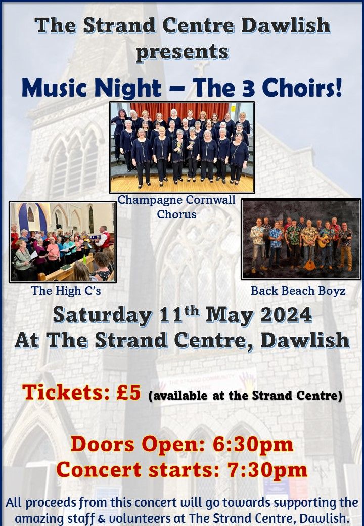 Music Night - The 3 Choirs!