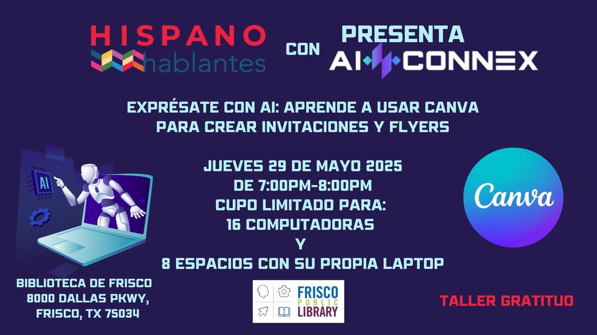 HH y AI Connex Presenta: Taller Canva