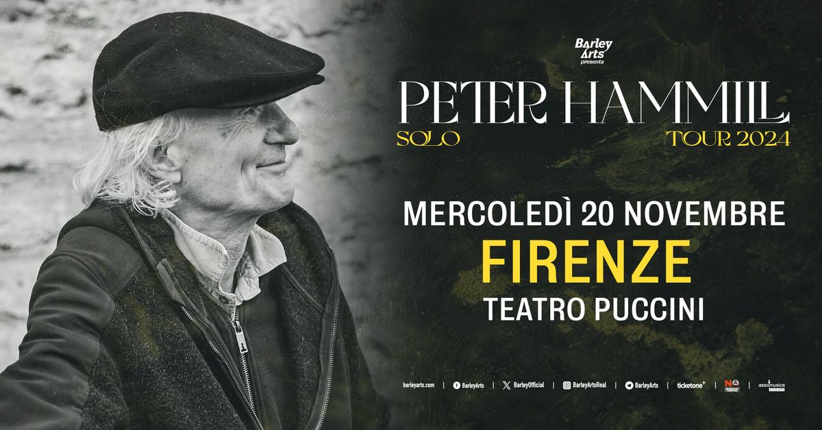 Peter Hammill | Solo Tour 2024 | Live in Firenze