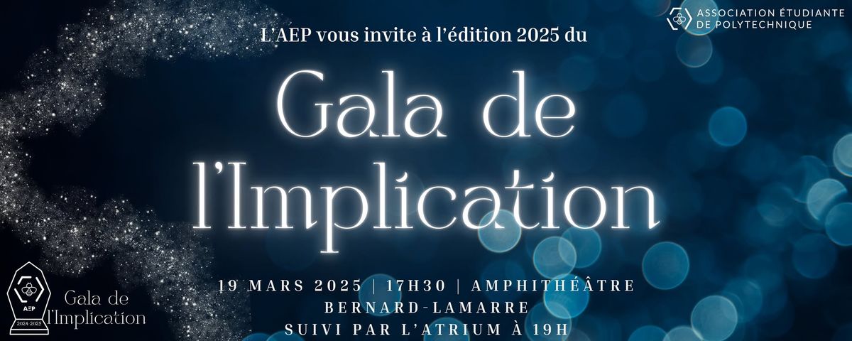 Gala de l'implication de l'AEP - \u00c9dition 2025 