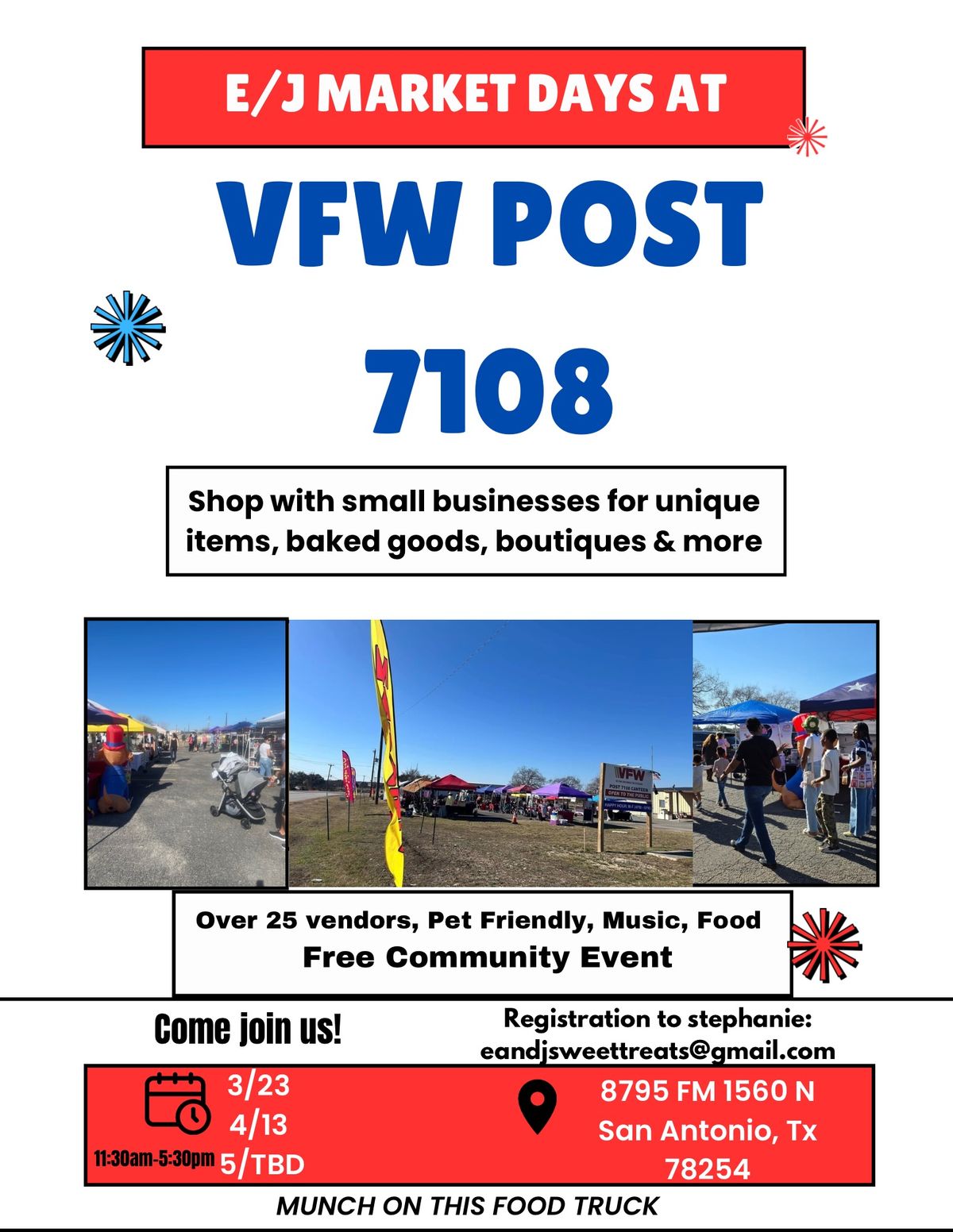 E&J MARKET DAYS AT THE VFW POST 7108