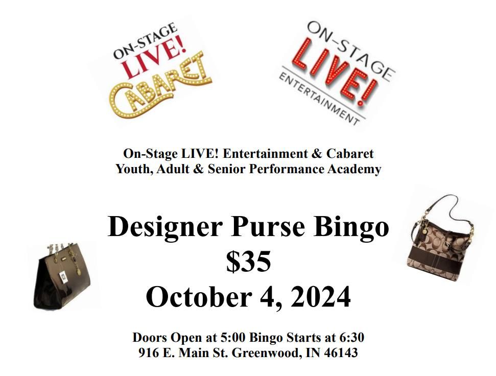 Designer Purse Bingo