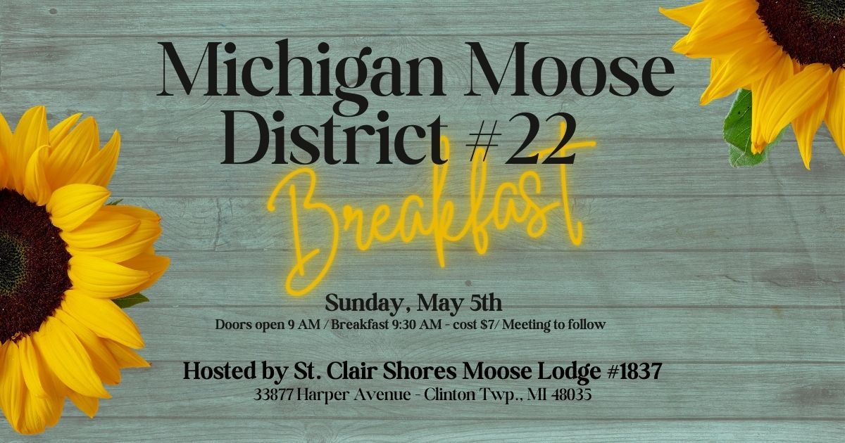 District #22 Breakfast at Lodge #1837