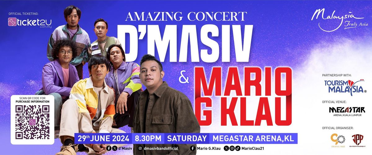 Amazing Concert: D'Masiv & Mario G KLau