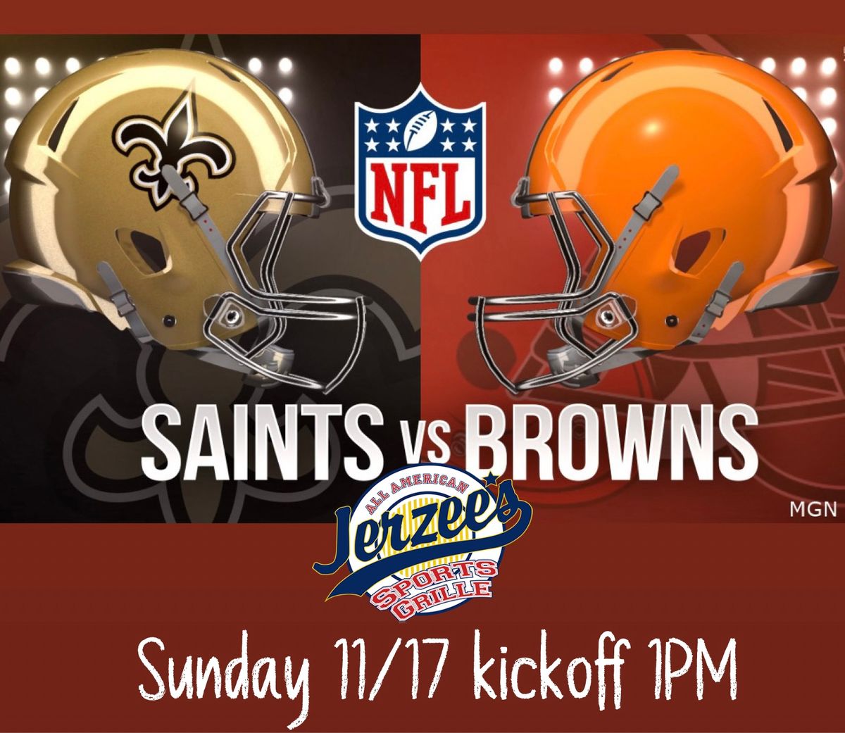 Browns vs Saints