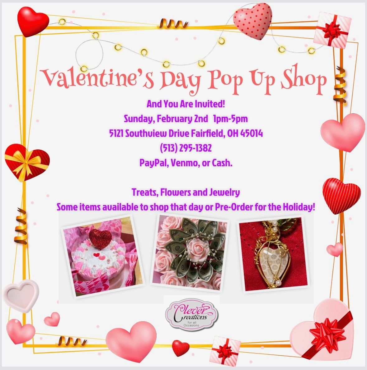 Valentine\u2019s Day Pop Up Shop