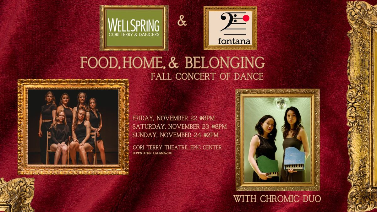 Food, Home, & Belonging: Fall Concert of Dance with the Chromic Duo