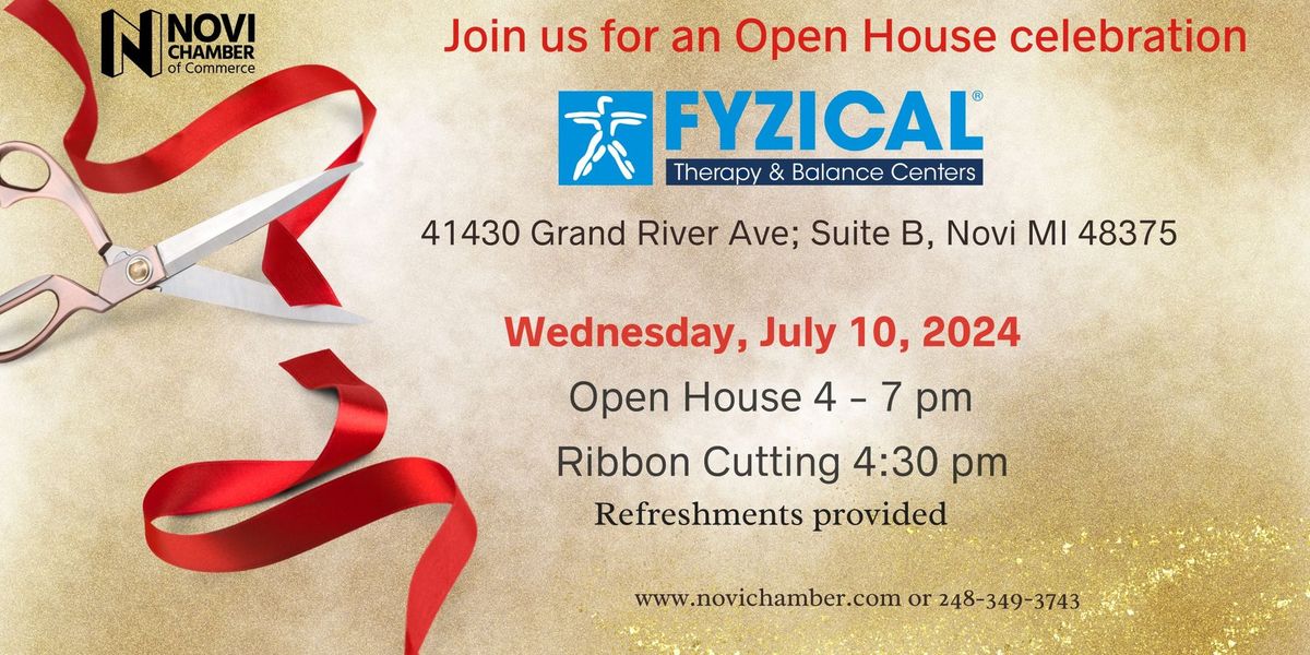 Ribbon Cutting & Grand Opening at Fyzical Therapy & Balance Center