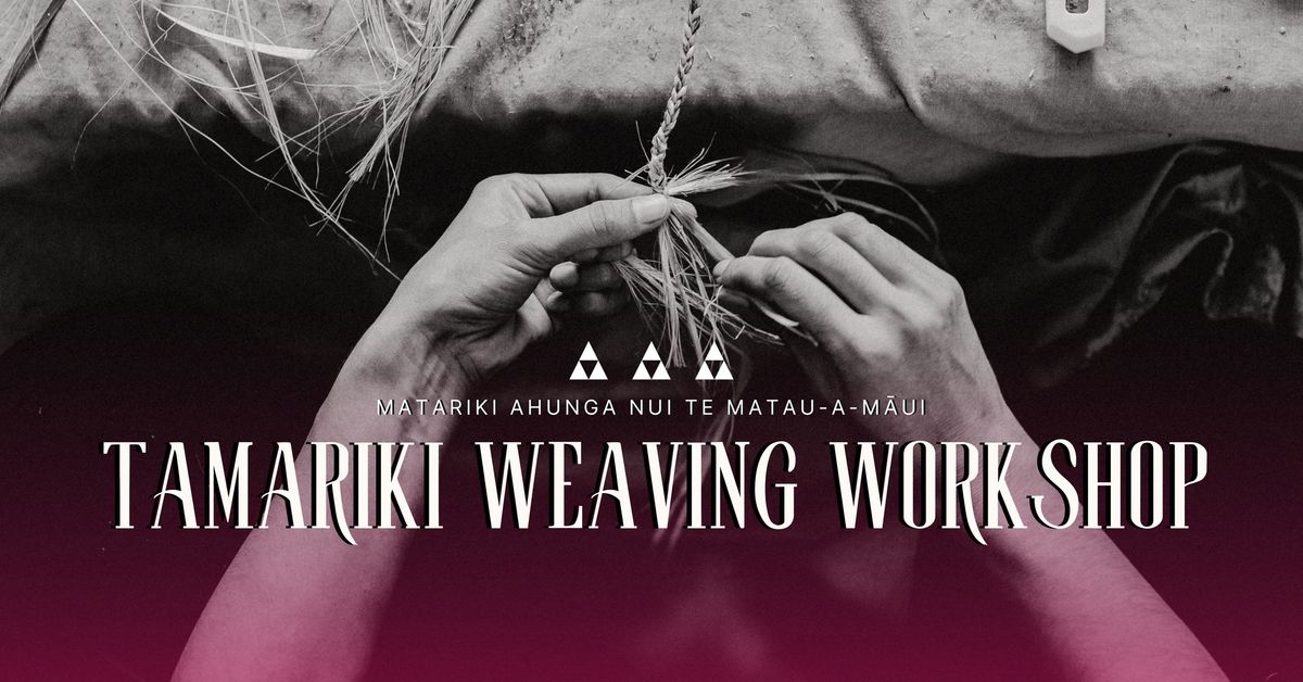 Tamariki Weaving Workshop with Ahi Nyx \ud83c\udf3f Session one