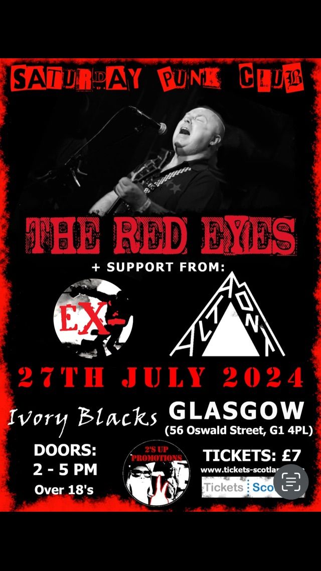 Saturday Punk Club w\/ The Red Eyes + The Apparents + Altamont