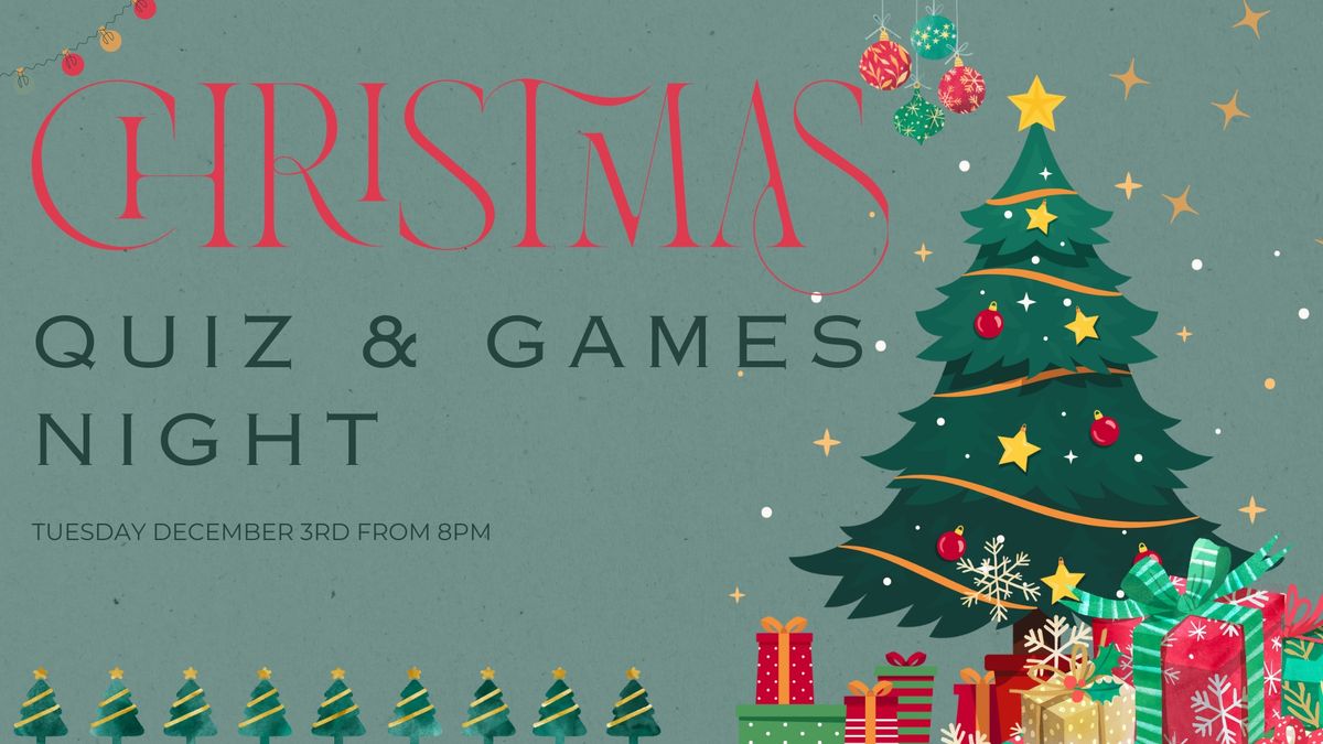 Christmas Quiz & Games night 