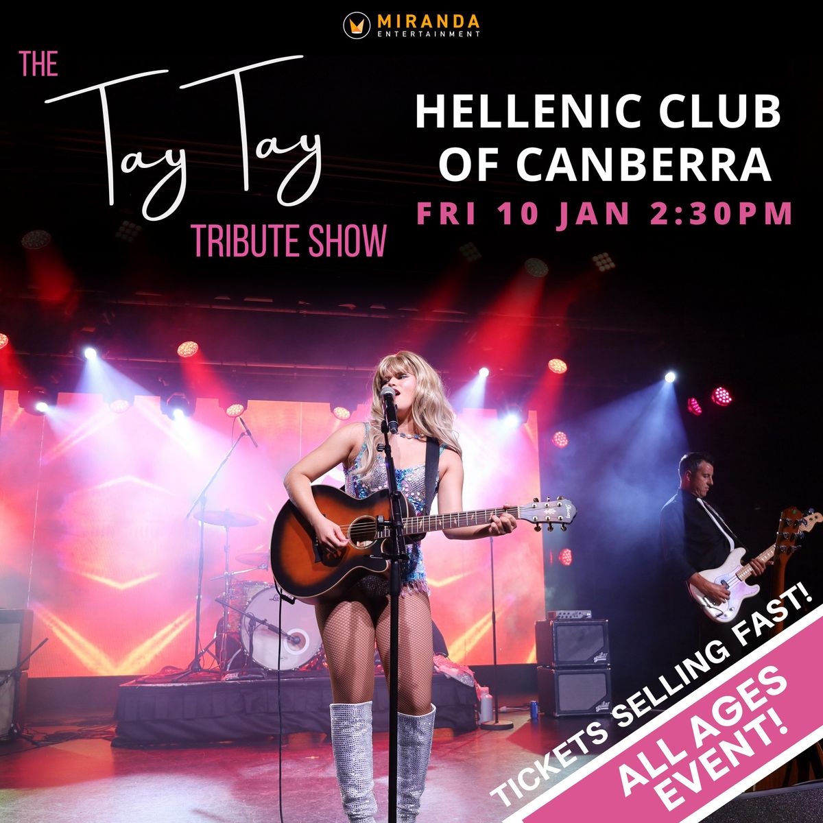 HELLENIC CLUB OF CANBERRA | ALL AGES | SHAKE IT OFF THE TAYLOR SWIFT TRIBUTE SHOW