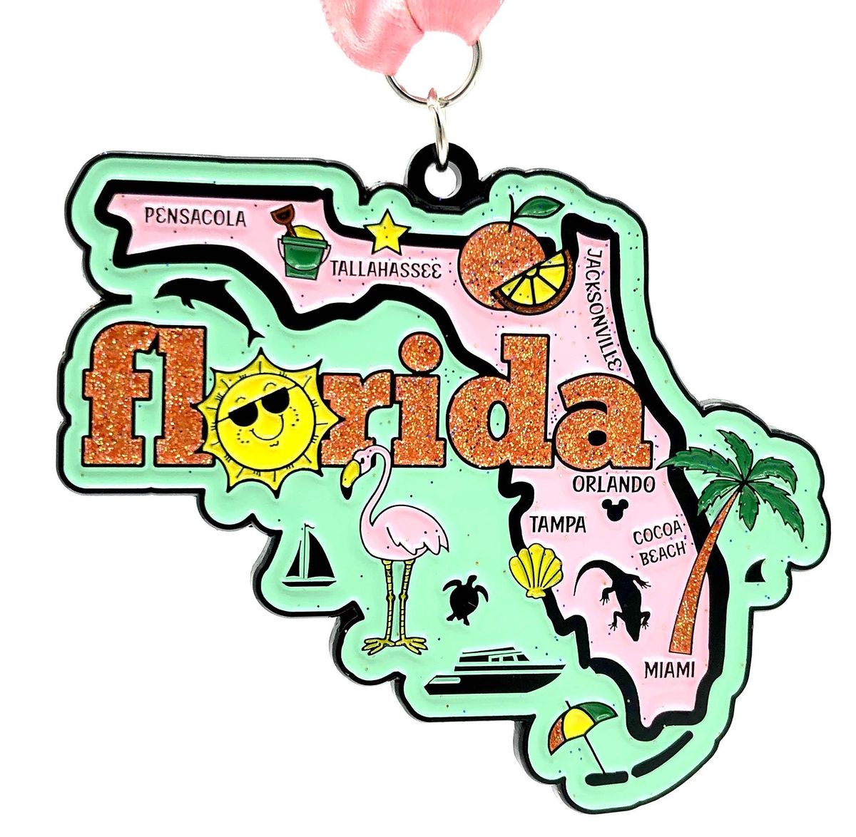 Race Thru Florida 1M 5K 10K 13.1 26.2 50M-Participate from Home- Save $5