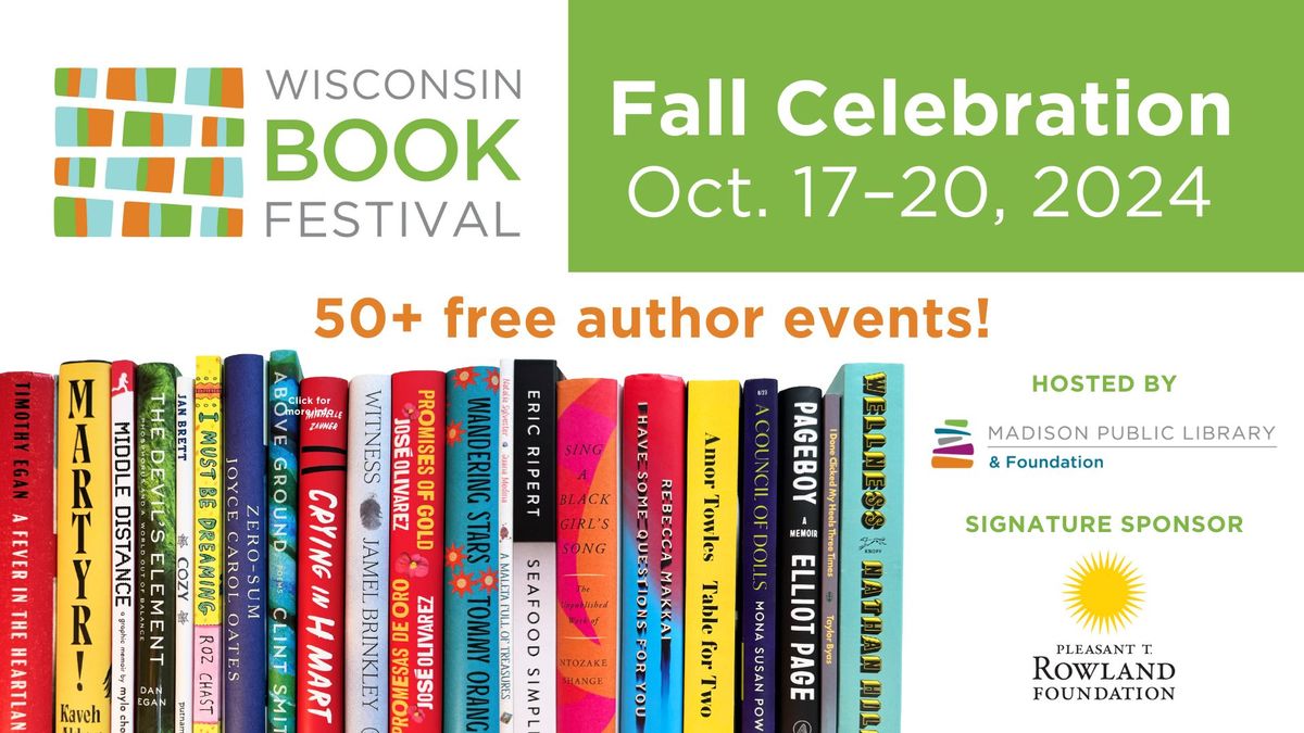 Wisconsin Book Festival Fall Celebration