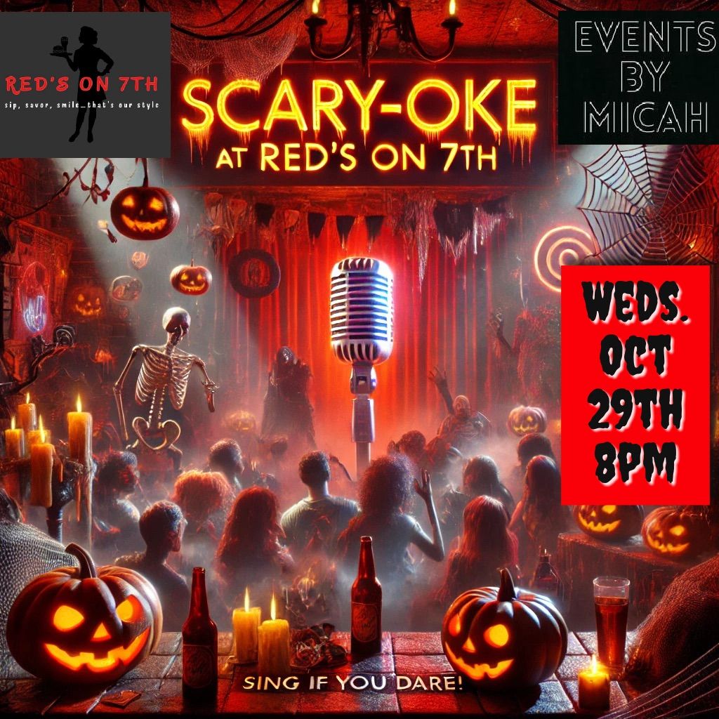 Scary-Oke at Red's on 7th