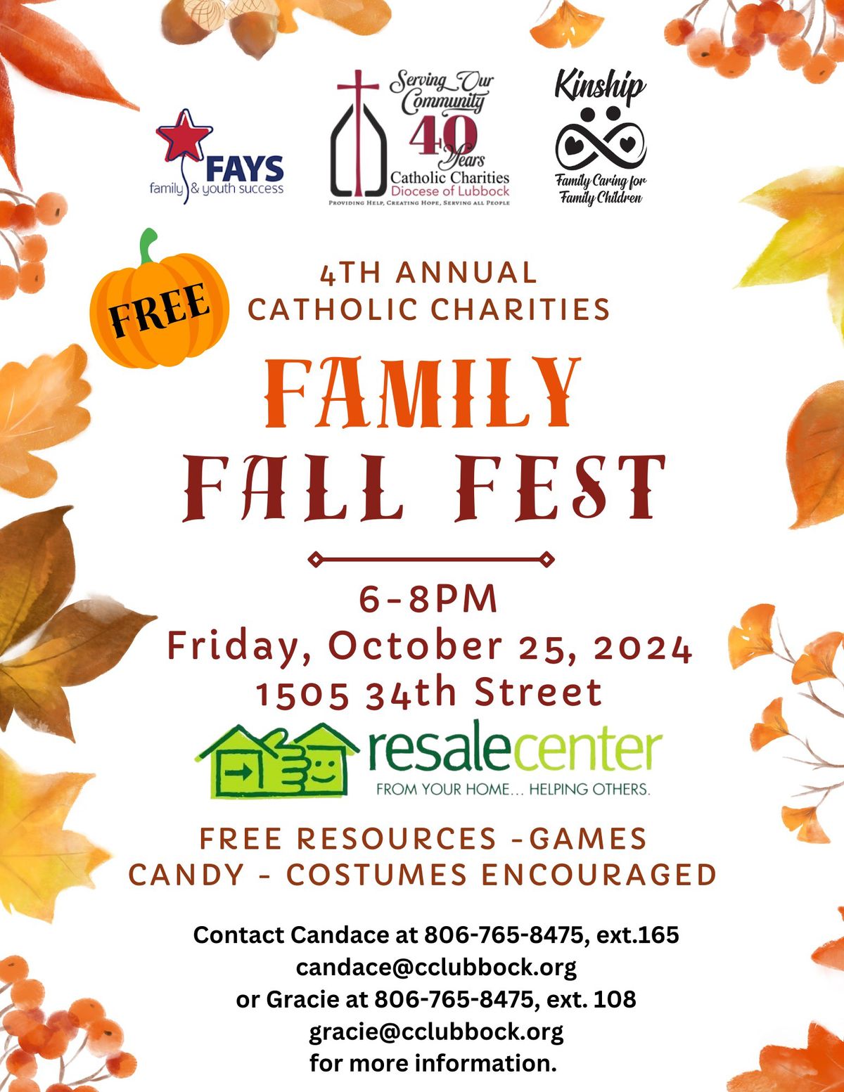 Catholic Charities - FREE Family Fall Fest