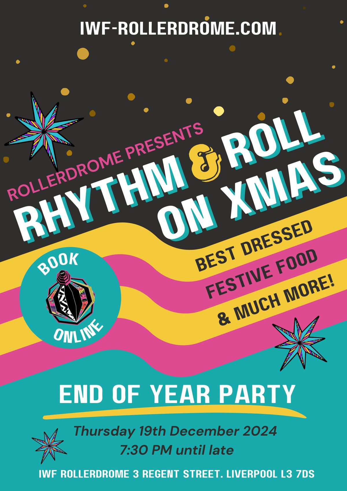 END OF YEAR ROLLER SKATE PARTY: Rhythm &amp; #RollOnXmas