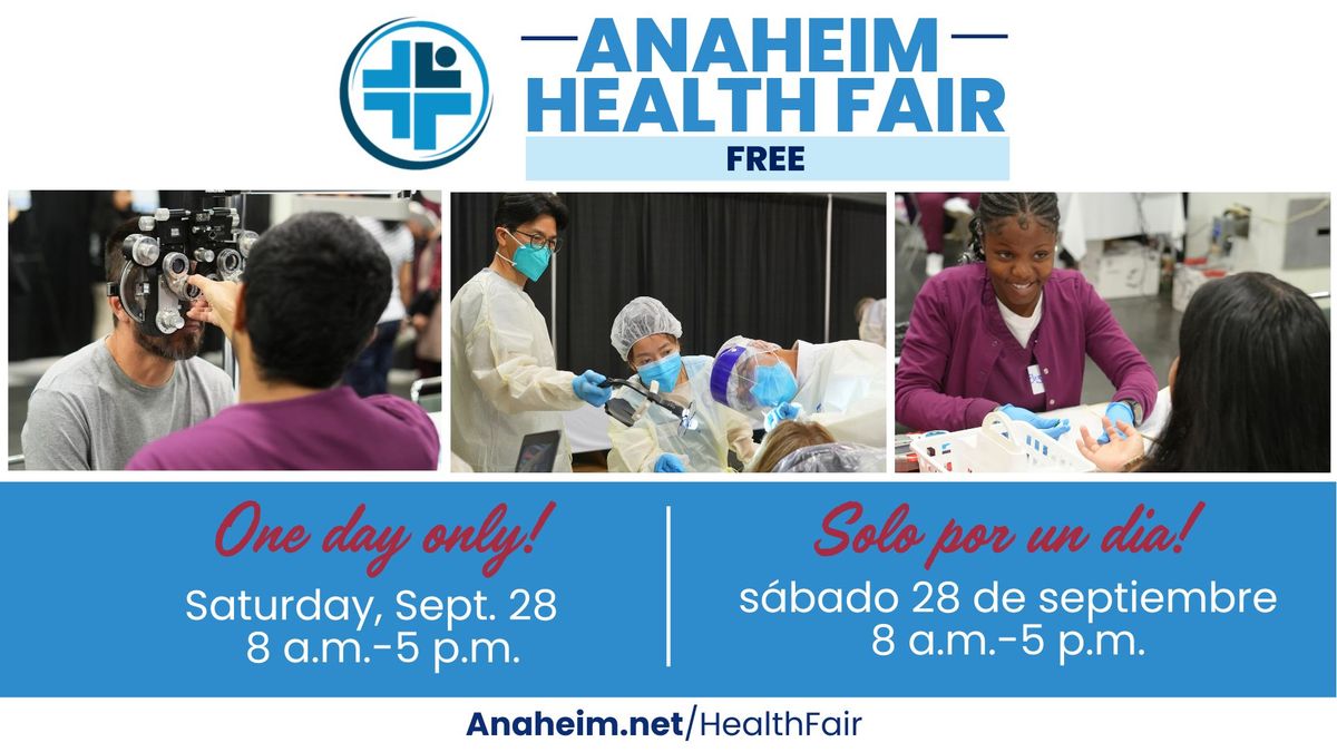 Free Anaheim Health Fair 