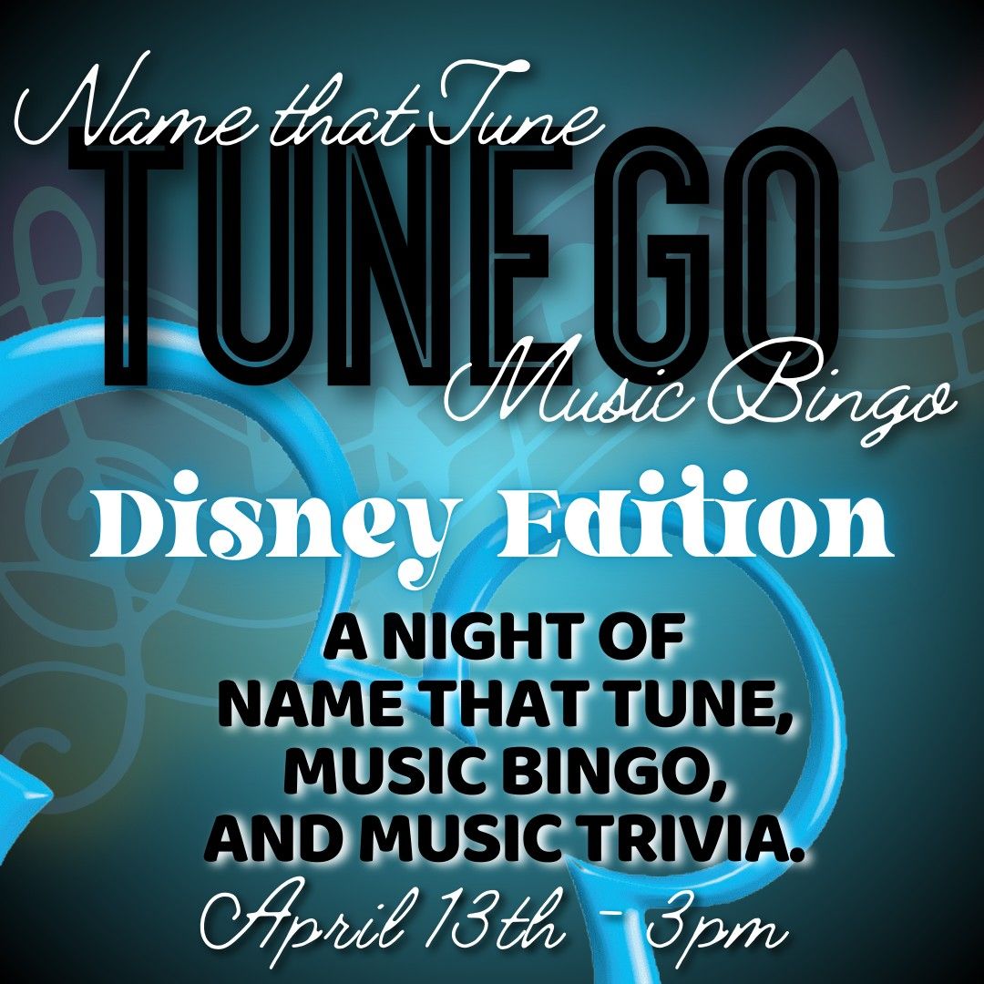 Tune-Go *Disney Edition (Name that Tune\/Music Bingo) at Toms River Brewing