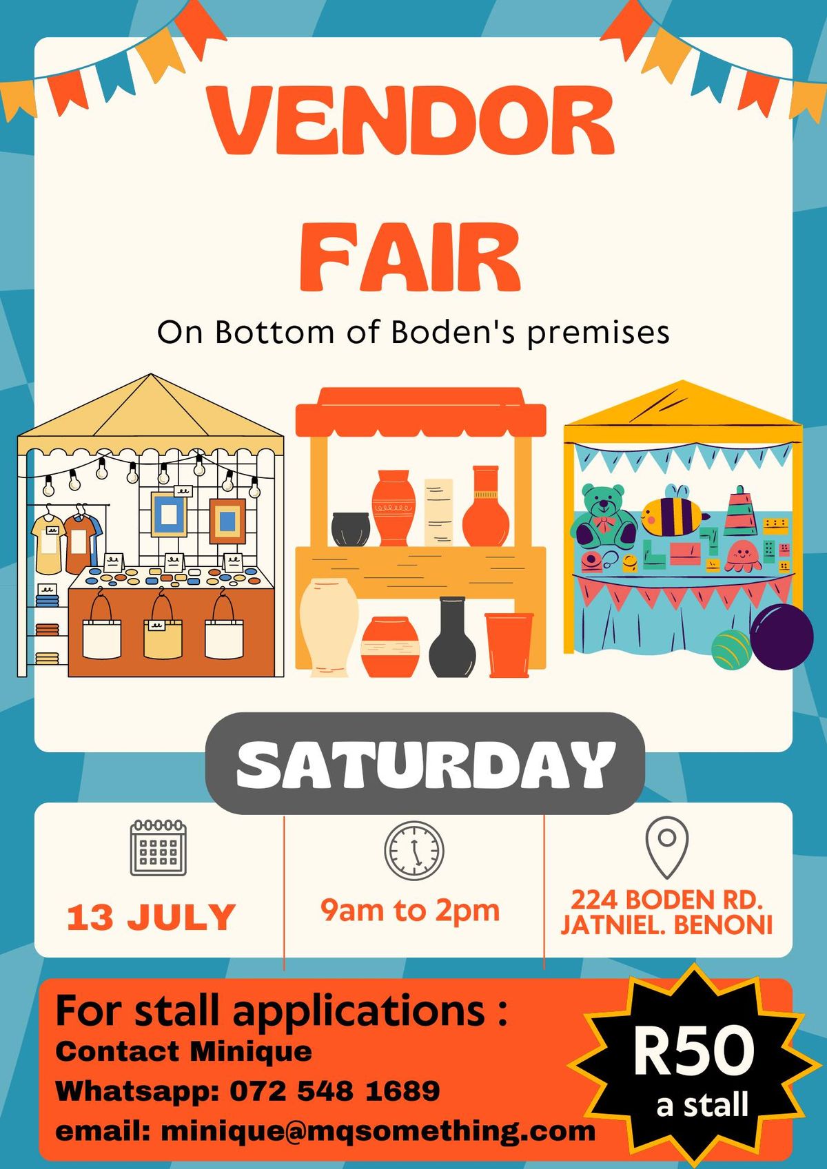 Vendor Fair 13 July