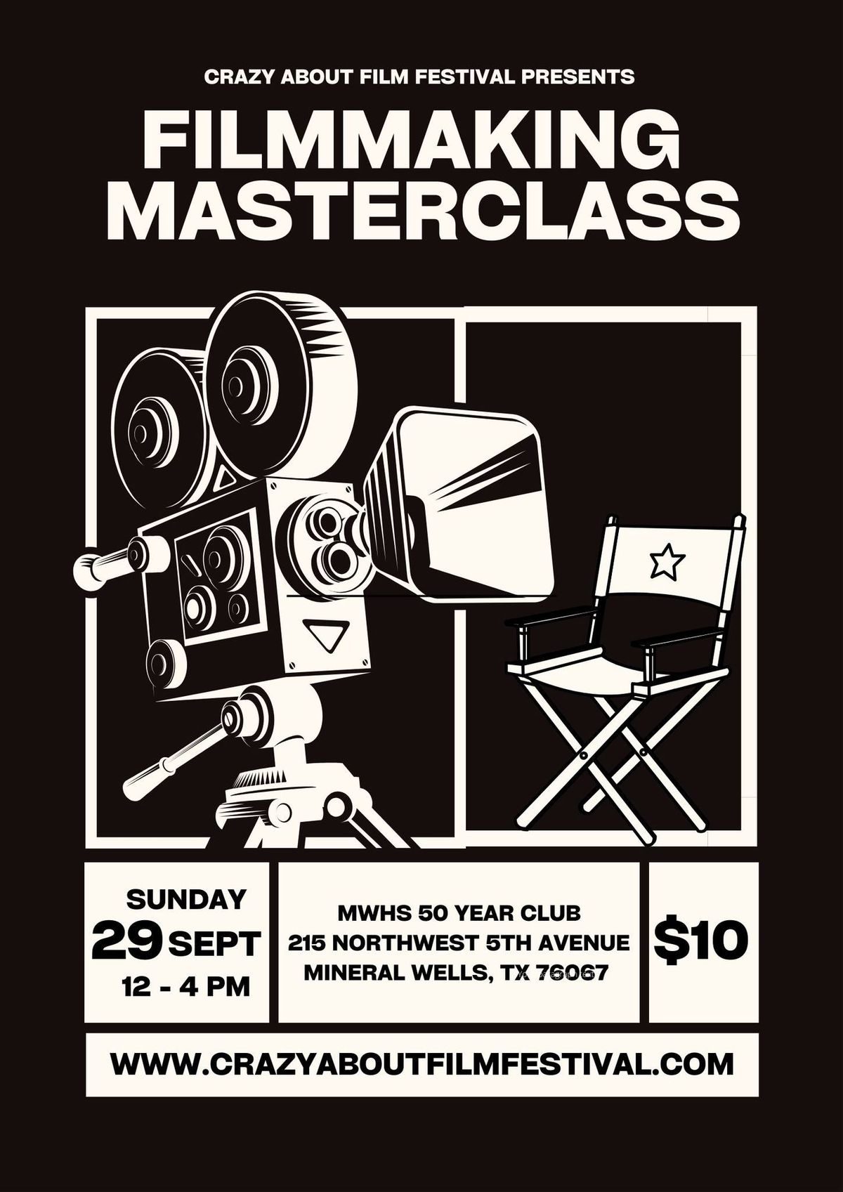 CAFF Filmmaking Masterclass