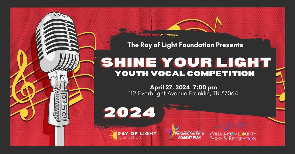 Shine Your Light Youth Vocal Competition