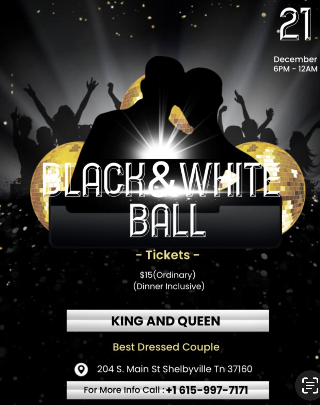 Black and White Ball