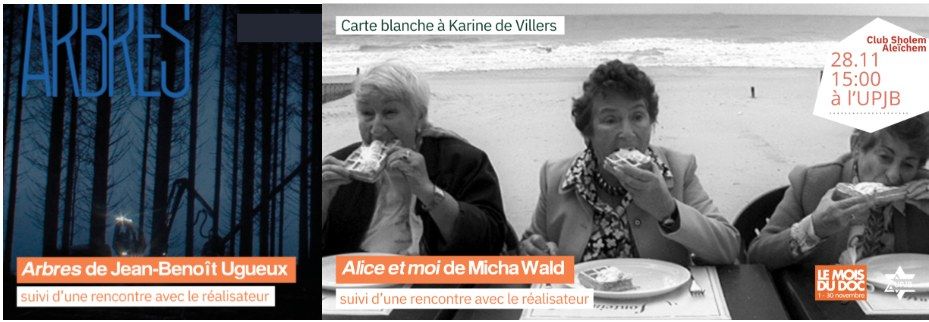 [MOIS DU DOC] Carte blanche \u00e0 Karine de Villers au KLOUB : \u00ab Alice et moi \u00bb et \u00ab Arbres \u00bb