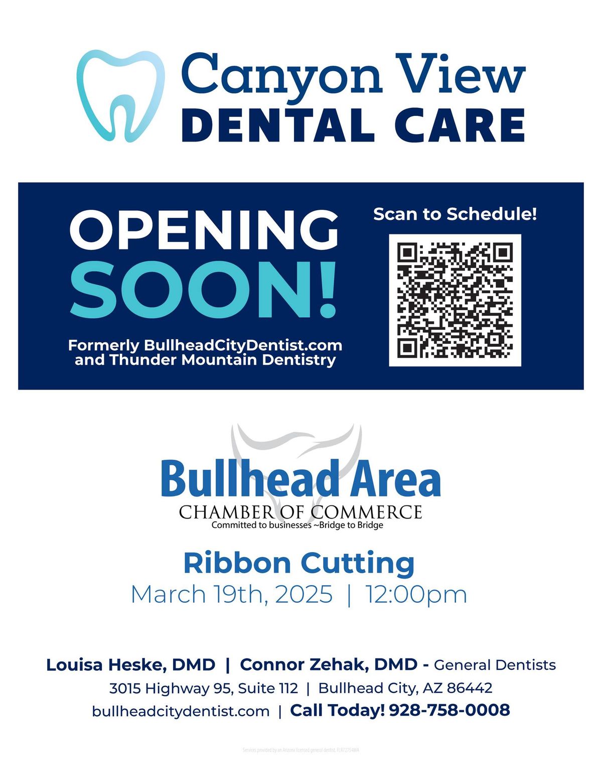 Ribbon Cutting - Canyon View Dental Care