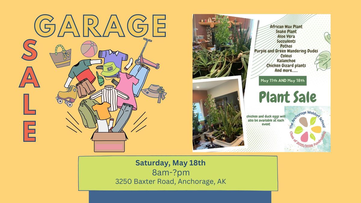 Class of 2025\/2026 Garage Sale and Plant Sale Fundraiser