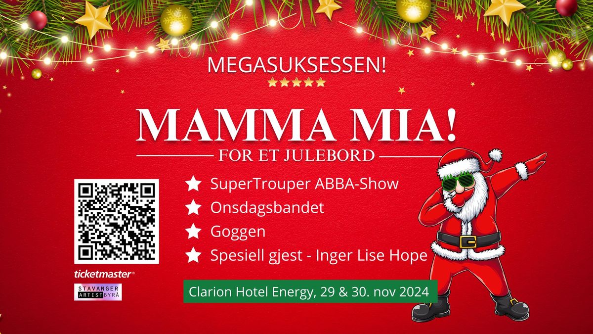 MAMMA MIA FOR ET JULEBORD